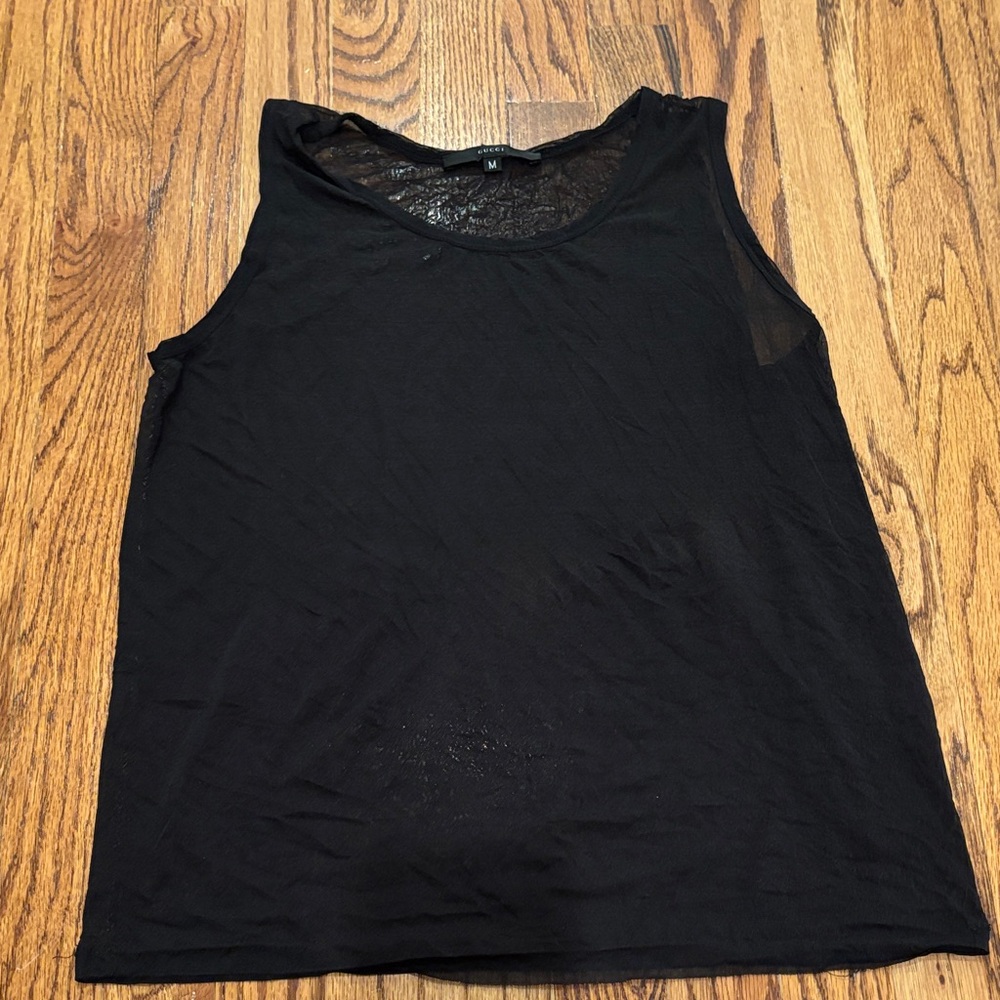 Gucci mesh top